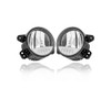 Fog Light Assembly - Compatible/Replacement for '07-22 Jeep Wrangler, 20-22 Gladiator For Plastic Bumper - LED - Pair, Left Driver + Right Passenger Set - 68307273AE - CAPA