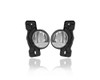 Fog Light Assembly - Compatible/Replacement for '07-22 Jeep Wrangler, 20-22 Gladiator For Metal Bumper - LED - Pair, Left Driver + Right Passenger Set - 68304048AF, 68304049AF - CAPA