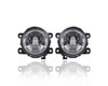Fog Light Assembly - Compatible/Replacement for '11-17 Nissan Leaf - Pair, Left Driver + Right Passenger Set - 261503NB1A