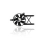A/C Condenser Fan Assembly For NI3120102 07-18 Nissan Frontier, 08-12 Pathfinder 4.0L, 09-15 Xterra