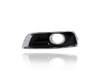 Fog Light Cover - Compatible/Replacement for '13-15 Chevrolet Malibu, 16-16 Limited Eco/LT/LTZ - With Hole, Chrome Black - Pair, Left Driver + Right Passenger Set - 20768846, 20768823