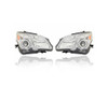 Headlight - Compatible/Replacement for '10-13 Lexus GX460 - Xenon/HID - Pair, Left Driver + Right Passenger Set - 8114560E91, 8118560E51 - CAPA