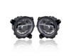 Headlight Assembly - Compatible/Replacement for '18-22 Jeep Wrangler, 20-22 Gladiator - LED - Pair, Left Driver + Right Passenger Set - 55112878AG, 55112879AG - CAPA