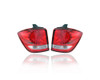 Tail Light Assembly - Compatible/Replacement for '09-20 Dodge Journey - LED, On Body - Pair, Left Driver + Right Passenger Set - 68078464AD, 68078465AD