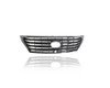 Grille - Compatible/Replacement for '08-11 Lexus LX570 - Chrome Frame Gray Insert Without Camera Hole, Emblem Provision - 5310160903