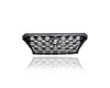 Grille - Compatible/Replacement for '19-20 Hyundai Santa Fe Limited/Ultimate - Chrome Frame Black Insert With Camera Hole, Emblem Provision - 86350S2110
