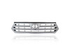 Grille - Compatible/Replacement for '11-13 Toyota Highlander/Hybrid - Upper Silver Frame, Black Insert, Emblem Provision - 531010E020