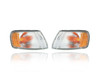 Cornering Light For 95-98 Honda Odyssey, 96-99 Izusu Oasis Van - Parking Signal Side Marker - Pair, Left Driver + Right Passenger Set - 33301SX0A01, 33351SX0A01