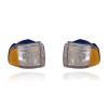 Cornering Light For 94-02 Dodge Pickup (99-02 Without Sport Package) - Parking Signal Side Marker, Pair, Left Driver + Right Passenger Set - 55054772AD, 55054773AD