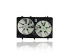 Dual Radiator and Condenser Fan Assembly - Compatible/Replacement for '13-15 Lexus RX350 6Cy/3.5L Without Tow Package - With Fan Control Module - 1636323050