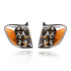 Cornering Light Assembly For 05-06 Toyota Tundra-Double Cab, 05-07 Sequoia Signal Lamp - Pair, Left Driver + Right Passenger Set - CAPA - 815100C030, 815200C030