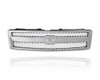 Grille - Compatible/Replacement for '12-13 Chevrolet Silverado 1500 - Chrome Frame/Mesh - 22849840 CAPA