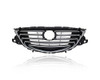 Grille - Compatible/Replacement for '16-23 Mazda CX-9 - Main Upper, Chrome Frame/Trim, Black Insert - TK4950710J