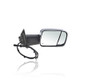 Door Mirror - Compatible/Replacement for '19-20 RAM 1500 With Towing Package - Heated With Blind Spot Detection, Signal/Puddle Lamp, Memory, Chrome - Right Hand - Passenger - 68276478AE