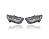Headlight Assembly - Compatible/Replacement for '21-23 Honda Odyssey LX/EX/EXL/Touring/Elite - LED, Chrome Trim Interior - Pair, Left Driver + Right Passenger Set - 33100THRA31, 33150THRA31 CAPA