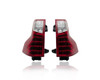 Tail Light - Compatible/Replacement for '10-13 Lexus GX460 - LED Without Black Insert - Pair, Left Driver + Right Passenger Set - 8155160A01, 8156160841 CAPA