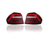 Tail Light Assembly - Compatible/Replacement for '17-19 VW Volkswagen Passat Sedan - LED, On Body - Pair, Left Driver + Right Passenger Set - 561945208C, 561945207C