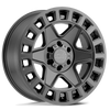 York - Cast Aluminum, Matte Gunmetal, 17X8, 5X4.5, 35mm, 195338008955