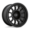 Rapid - Flow Formed Aluminum, Matte Black, 17X9, 6X4.5, 12mm, 194933212866