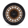 Sahara - Cast Aluminum, Matte Bronze With Gloss Black Lip, 17X9, 6X135, -12mm, 194933340903