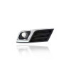 Fog Light Cover For 13-17 Chevrolet Traverse-LT - Matte-Black, With Chrome Moulding - Left Hand / Driver - 20988619
