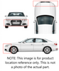 Bumper Cover - Compatible/Replacement for '16-19 BMW 3-Series Base Sport - Front, Primed With Black Trim/Headlight Washer Hole - 51117445137 CAPA
