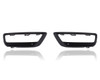 Fog Light Cover For HO1039111; HO1038111 13-15 Honda Accord Sedan - Bezel, Pair Left and Right Set, Matte-Black, With Fog Lamp Type