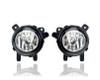 Fog Light For 12-17 BMW 3Series-Sedan, 14-17 Wagon, 13-15 Hybrid, 14-17 2/4-Series - Both Left Driver + Right Passenger Set, Halogen-Type - BM2593142, BM2592142, NSF-Certified