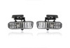 Fog Light Assembly For 10385055, 10385054 99-02 GMC Sierra, 00-06 Yukon Yukon-XL (Exclude Yukon Denali) - Pair, Left Driver + Right Passenger Set