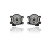 Fog Light Assembly For HO2593136; HO2592136 13-15 Honda Accord-Coupe/Civic-Sedan 2.4L, 13-16 CR-Z, 15-17 Fit, 16-18 Pilot - Pair Left and Right Set, Factory-Installed, NSF
