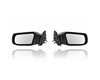 Door Mirror For 96301JB10E; 96302JB10E 08-13 Nissan Altima-Coupe 2.5L - Pair, Both Left Hand Driver + Right Hand Passenger Set, Power, Without Signal Lamp, Smooth Black