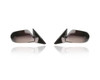 Door Mirror For 76200S4KA41ZF; 76250S4KA41ZF 99-02 Honda Accord Sedan USA/Japan Build - Power, Black, Pair, Both Left Hand Driver + Right Hand Passenger Set