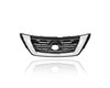 Grille - Compatible/Replacement for '17-20 Nissan Pathfinder S/SV - Chrome Frame, Black Insert Without Camera Hole, 623109PF1A