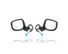 Door Mirror For 09-14 Honda Fit - Electric, Non-Heated - Pair, Left Driver + Right Passenger Set - 76208TK6305, 76258TK6305