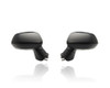 Door Mirror For 07-08 Honda Fit - Electric, Non-Heated, Matte-Black - Pair, Left Driver + Right Passenger Set - 76200SLNA01ZC, 76250SLNA01ZC