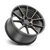 Chrono - Flow Formed Aluminum, Matte Black With Mach Dark Face, 20X10, 5X4.5, 25mm, 195338052231