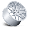 Lasarthe - Flow Formed Aluminum, Gloss Silver Machined, 20X9, 5X112, 27mm, 194933345809