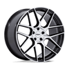 Lasarthe - Flow Formed Aluminum, Gloss Black Machined, 18X8.5, 5X100, 38mm, 194933346325