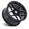 Slipstream - Flow Formed Aluminum, Gloss Black With Machined Face, 19X9.5, 5X4.5, 25mm, 194933403783