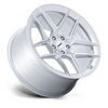 Slipstream - Flow Formed Aluminum, Gloss Silver With Machined Face, 19X9.5, 5X4.5, 25mm, 194933403592
