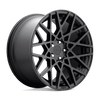 R112 BLQ - 19in, Cast Aluminum, Matte Black, 19X8.5, 5X112, 45mm, 194933088782, 194933088782