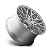 R110 BLQ - 19in, Cast Aluminum, Gloss Silver Machined, 19X8.5, 5X4.5, 38mm, 885463889443, 885463889443
