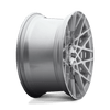 R110 BLQ - 18in, Cast Aluminum, Gloss Silver Machined, 18X8.5, 5X4.5, 38mm, 885463889375, 885463889375
