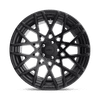 R112 BLQ - 18in, Cast Aluminum, Matte Black, 18X8.5, 5X4.5, 38mm, 885463889504, 885463889504