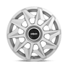 R124 CVT - 20in, Cast Aluminum, Gloss Silver, 20X8.5, 5X112/120, 45mm, 885463928319, 885463928319