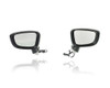 Door Mirror For 14-16 Mazda Mazda3 Sedan/Hatchback - Electric, Non-Heated, Without Signal + Blind Spot Detection, Primed - Pair, Left Driver + Right Passenger Set - BHN969121E, BHN969181E