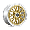 R156 LSR - 19in, Cast Aluminum, Matte Gold Machined, 19X8.5, 5X112, 35mm, 194933087372, 194933087372