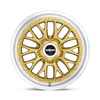R156 LSR - 19in, Cast Aluminum, Matte Gold Machined, 19X8.5, 5X112, 35mm, 194933087372, 194933087372