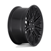 R164 JDR - 22in, Cast Aluminum, Matte Black, 22X10, 6X5.5, 30mm, 885463892917, 885463892917