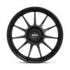 R168 DTM - 18in, Cast Aluminum, Satin Black, 18X8.5, 5X112/120, 45mm, 194933316748, 194933316748